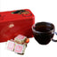 HelloYoung Top 250g Pu-Erh Small Square Brick Pu'er Tea In Iron Box Health Care Black Tea