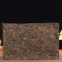 HelloYoung Ancient Tree Aged Tea Mellow Black Tea Menghai Golden Brick Ripe Pu'er Tea 250g