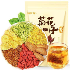 Chrysanthemum Cassia Seeds Tea Bags(150g, 5gX30Bags), Combination of Floral Tea