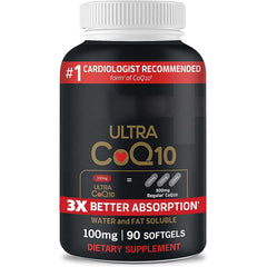 Qunol Ultra CoQ10 - 100 mg - 90 Softgels / NEW & SEALED