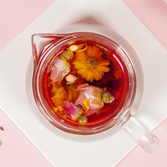 HelloYoung Rose Jasmine Luo Shen Tea Rose Eggplant Flower Tea Canned Health Tea Vital Tea