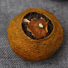 HelloYoung Natural Tangerine Peel Pu'er Tea Big Red Mandarin Pu-Erh Menghai Black Tea 500g