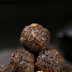 Pu'er Tea Cooked Tea Old-Tree Dragon Ball Mini Tuo Tea Yunnan Menghai Cooked Tea
