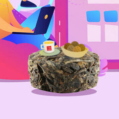 HelloYoung 200g XIAGUAN Brand Wei Tuo Pu-erh Tea Mini Tuo Cha Ripe Puer Tea Tuocha