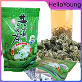 100g Organic Jasmine Flower Tea Loose Leaf Pearl Green Tea Chinese Fragrant Tea