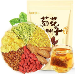 Chrysanthemum Cassia Seeds Tea Bags(150g, 5gX30Bags), Combination of Floral Tea