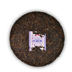 357g TAETEA Ancient Tree Ripe Puer YU HUA NONG Menghai Tea Dayi Pu'er Tea Cake