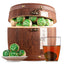 Premium Pu-erh Ripe Tea with Small Green Tangerine 500g in Wooden Barrel