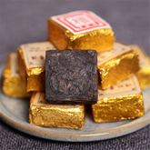 Black tea puer tea puerh compressed pu'er brick organic 200g Mini Puer tea