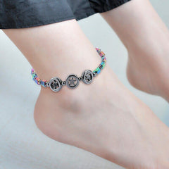 Jewelry Massage Stone Magnetic Therapy Bracelet Anklet Weight Loss Health Care