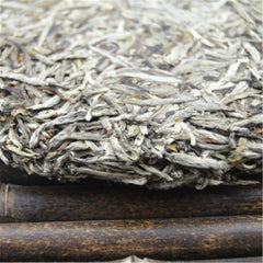 HelloYoung 300g White Tea Cake Organic Silver Needle White Tea Bai Hao Yin Zhen Fuding Tea