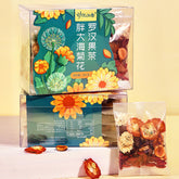 Malva nut tree and chrysanthemum, Monk Fruit Chronic Throat Moisturizing Tea