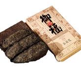 HelloYoung 1kg Anhua Black Tea Golden Flower Hand-Constructed Porcelain Brick Tea Tientsin