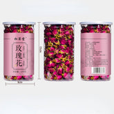 HelloYoung 100g Canned Organic Healthy Herbal Flower Tea Rose Tea Ping Yin Mei Gui Cha Tea