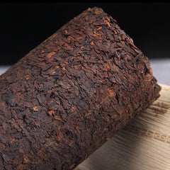 HelloYoung 500g Aged Old Banzhang Ancient Tree Tea Leaves Yunnan Pu'er Ripe Tea Column