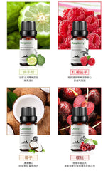 Essential Oil Bergamot Raspberry Coconut Cherry Aroma Pure Aromatherapy10ml * 4