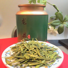 Authentic Longjing Tea Strong Bean Aroma Loose Leaf Rainy Season Premium Pieces
