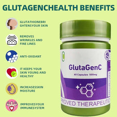 Glutagen C Whitening Capsules for Skin Brightening and Anti-Aging Support 60ct