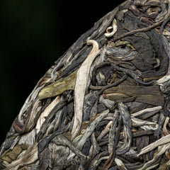 HelloYoung Yiwu Scrape Wind Zhai Puerh Raw Tea Cake First Spring Ancient Tea 357g/12.59oz