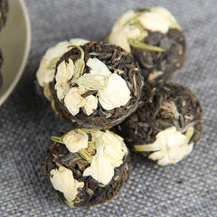 HelloYoung Jasmine Pu'er Dragon Ball Yunnan Cha Tea Ancient Tree Flower Pu-erh Tuocha 500g