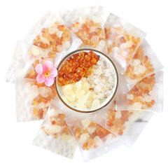 Peach Gum Soap Horn Snow Swallow Small Packaging Peach Gum Brushed 15g*20bags