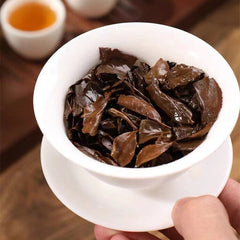 HelloYoung 500g shoumei small square piece fuding white tea sunshine tea bagged white tea