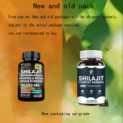 Stress Relief Himalayan Shilajit Gummies,Organic,Extremely Potent,Boost Energy,