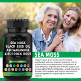 Genuine Pure Sea Moss Capsules 100% Natural 60 Capsules