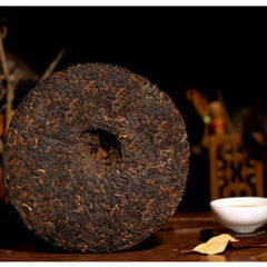 357g/12.59oz Ripe Puerh Heaven Earth Menghai Royal Golden Bud Old Arbor King Tea