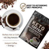 KETO Coffee Fitness Instant Festes Getränk ketogen 100g Black Coffee 100g