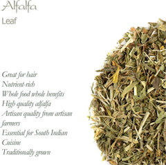 Alfalfa Herb Organic Medicago Sativa - Quality Lucerne - Erba Medica Tonic 100g