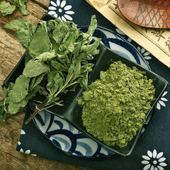 Bulk Dried Mint Powder Edible Mint Leaf Powder Supply Green Mint Leaf 500g