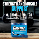 120 Count Kreatin-Monohydrat-Gummis 5000MG Energie und Muskelleistung steigern