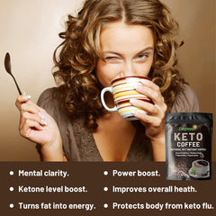 Schlanke Diät Keto Kaffee Natürliches Abnehmen Weight Loss Instant Coffee Pulver