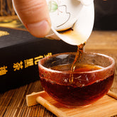 HelloYoung 1kg Hunan Anhua black tea hand-built por tea brick golden flower black tea