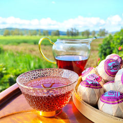 HelloYoung Pu'er Cooked Tea Black Tea Xinhui Small Green Oranges Tangerine Peel 500g