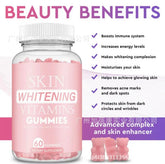 SKIN WHITENINGT Glutathione Gummies Skin Beauty Brightening Vitamin vc