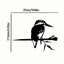1 piece of bird perch steel silhouette metal wall decoration, suitable for home garden patio outdoor sculpture insertion decoration, is the perfect choice for birthdays, house warming, garden art decoration.