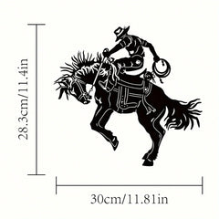 1件装骑马/老虎金属墙饰,现代动物墙饰,客厅卧室装饰贴纸壁画墙贴铁艺