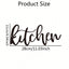 1PC Kitchen Metal Cutout Signs, Metal Kitchen Word Wall Decor, Art Kitchen, Home Restaurant Dining Room Kitchen Wall Decor