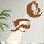 1 piece of rusty black metal cat wall decor, combines the moon metal logo with steel. The modern cat silhouette wall art sculpture is unique and charming. Full of artistic sense, adding a vivid atmosphere to the space, a great choice for home decorat