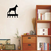 CIFbuy™ Premium Sandblasted Metal Key Hanger - 1pc Sturdy Black Iron Hook for Coats & Wall Organization, Multi-Purpose Storage Solution with Industrial Aesthetic, Collectible Figurines.