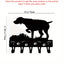 CIFbuy™ Pet-Themed Iron Wall Storage - 1pc German Shorthaired Pointer Key & Coat Hanger, Durable Metal Rack with Adhesive Wall Sticker for Home Organization, Collectible Figurines.