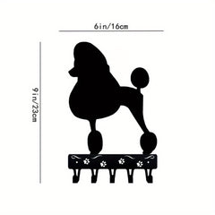 CIFbuy™ Pet-Themed Iron Wall Storage - 1pc German Shorthaired Pointer Key & Coat Hanger, Durable Metal Rack with Adhesive Wall Sticker for Home Organization, Collectible Figurines.