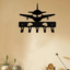 CIFbuy™ Metal Airplane Wall Hook - 1pc Iron Aviation-Themed Keychain Hanger for Home Decor, Functional Art Piece Blending Flight Aesthetics with Storage Utility, Collectible Figurines.