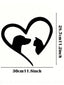1 PC Cozy Home Accent: Charming Black Metal Puppy - Shaped Wall Decor For Living & Bedroom
