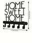 1 Retro Black Metal Mug Hook: Intimate Family Gifts, Indoor Home Decor Essentials for Cozy Living Rooms and Bedrooms, Glamorous Hanging Ornaments