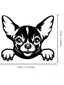 1 Pc Of Black Metal Puppy Wall Decor, Along With The Wall Decorations For The Living Room And Bedroom, Can Be Excellent Choices For Festival Gifts.
