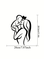 1件母子金属壁饰——真爱的象征,母亲节的理想之选。其优雅的设计,使其成为令人惊艳的房间墙面装饰,也是母亲节的绝佳节日装饰品。