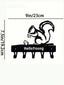 1 Squirrel/Cat Metal Key Holder Wall Hook Art Decorative Accessories Wall Hook Keychain